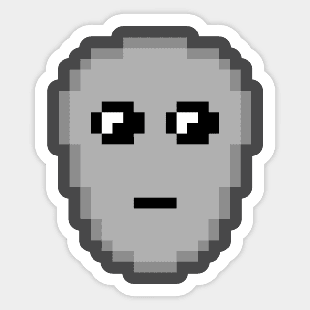 See Dem Aliens (Grey) Sticker by ColbitStudios